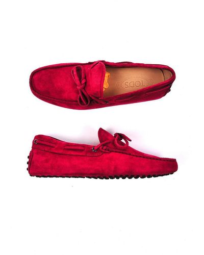 Tod's Moccasin Shoes - Red