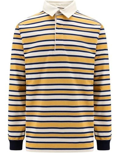 Gucci Striped Cotton Polo Shirt - Multicolour