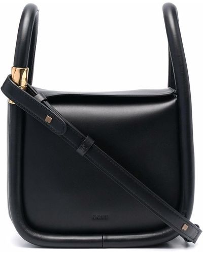 Boyy Wonton 20 Leather Handbag - Black