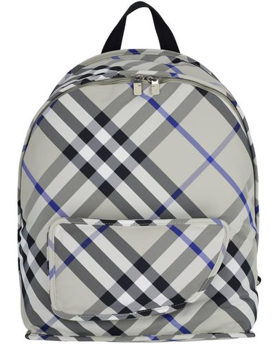 Burberry 'shield' Backpack - Grey