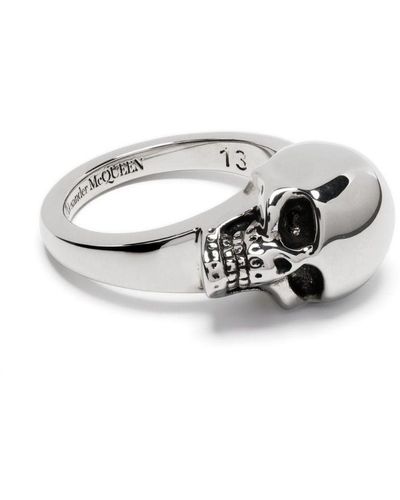 Alexander McQueen Skull Ring - Metallic