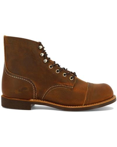 Red Wing Iron Ranger Ankle Boots - Brown