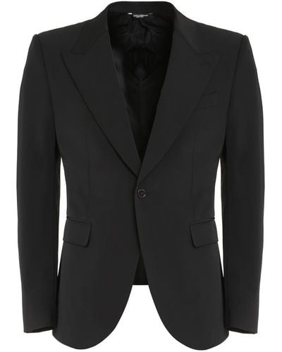 Dolce & Gabbana Jackets And Vests - Black