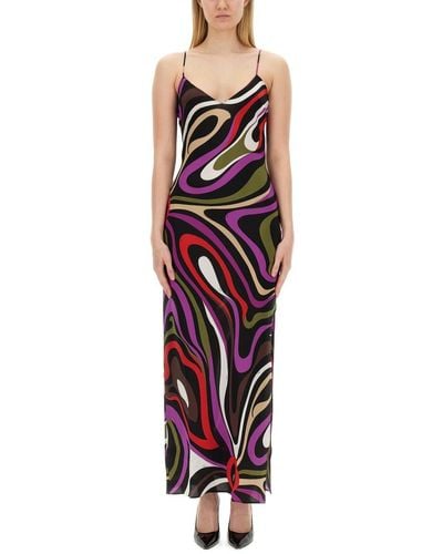 Emilio Pucci Dress With Print - Red