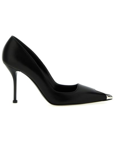 Alexander McQueen Punk Court Shoes - Black