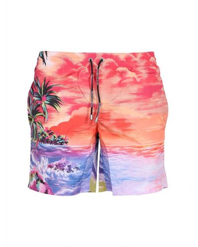 Dolce & Gabbana Sunset Print Swimsuit - Pink