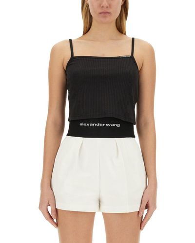 T By Alexander Wang Canvas "Cami" - Black