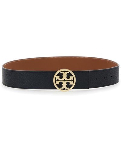 Tory Burch Belt With Logo Buckle - Brown