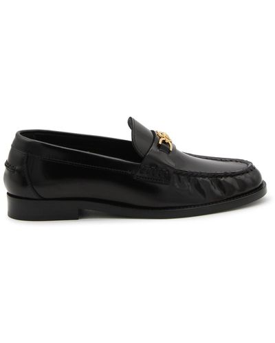 Versace Medusa-chain Loafers - Black