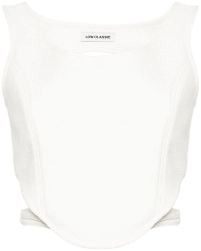 Low Classic Top Corset Clothing - White