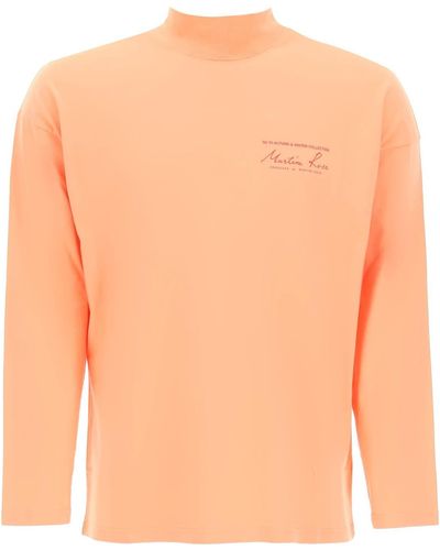 Martine Rose Logo Print T-shirt - Orange