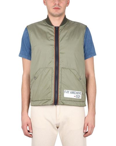 Fay Archive Vest - Green