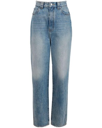 Khaite Martin High-waist Jeans - Blue