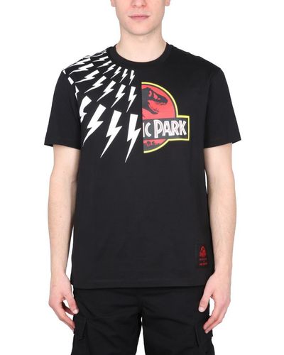 Neil Barrett Jurassic Park T-Shirt - Black