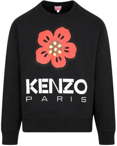 KENZO 'poppy' Sweatshirt - Black