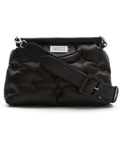 Maison Margiela Glam Slam Leather Shoulder Bag - Black