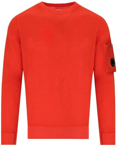 Red Crew neck sweaters for Men | Lyst