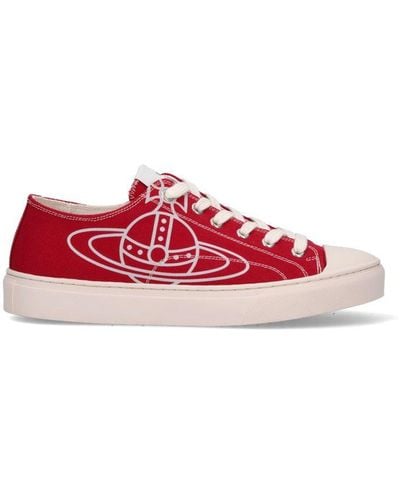 Vivienne Westwood "plimsoll Low Top 2.0" Sneakers - Red