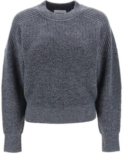 Isabel Marant 'blow' Merino Wool Sweater - Gray