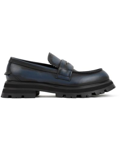 Alexander McQueen Platform Loafers - Blue