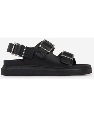 Alexander McQueen Alabama Leather Sandals - Black