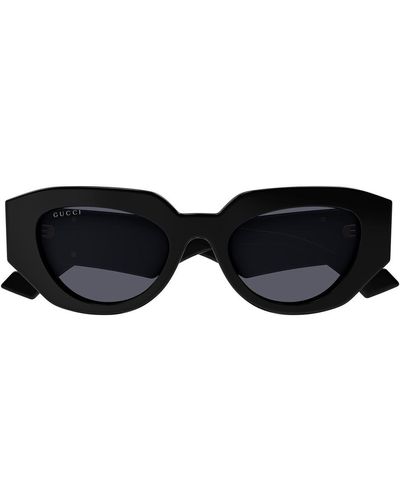 Gucci Generation 51mm Geometric Sunglasses - Black