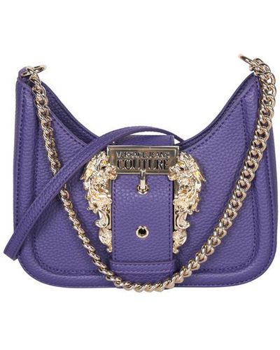Versace Jeans Couture Shoulder Bag With Logo - Blue