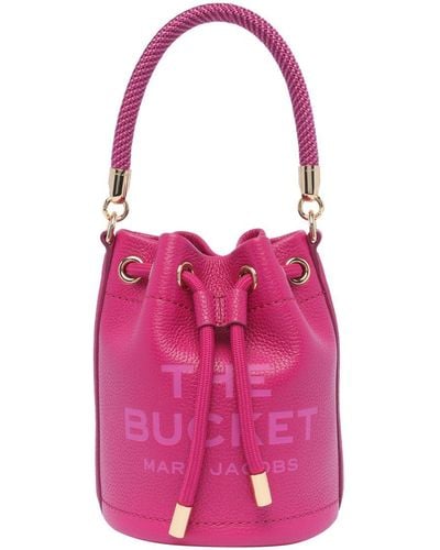 Marc Jacobs Tonal Logo Bucket Bag - Pink