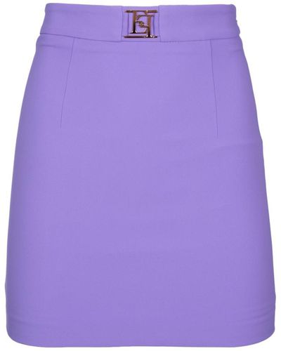Elisabetta Franchi Skirts - Purple