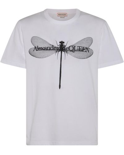 Alexander McQueen T-shirts And Polos White - Gray
