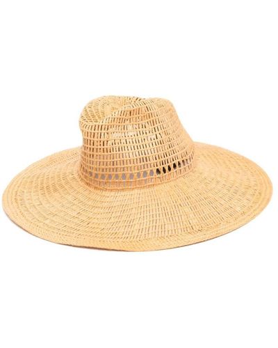 Emporio Armani Straw Hat - Natural