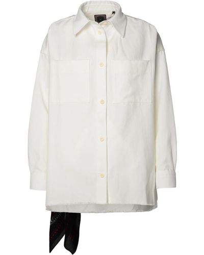 Destin Linen Blend Shirt - White