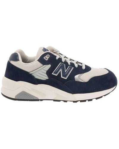 New Balance Low Top Trainers With Logo - Blue