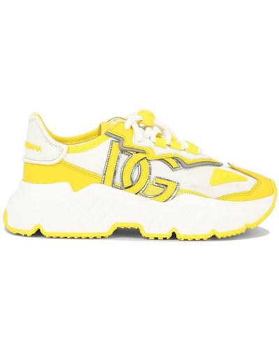 Dolce & Gabbana "Daymaster" Sneakers - Yellow