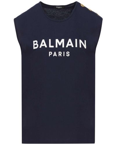 Balmain T-shirt And Polo - Blue