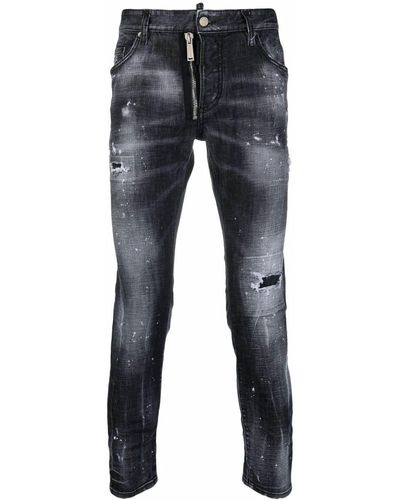 DSquared² Mid-rise Slim-cut Jeans - Multicolour