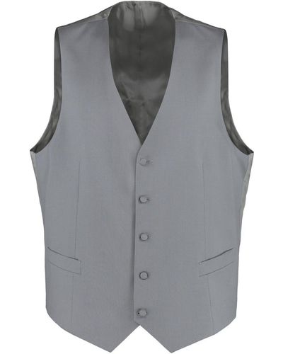 Canali Wool Vest - Grey