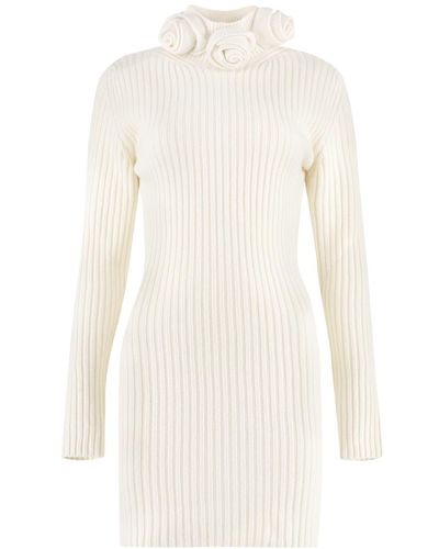 Blumarine Virgin Wool Dress - White