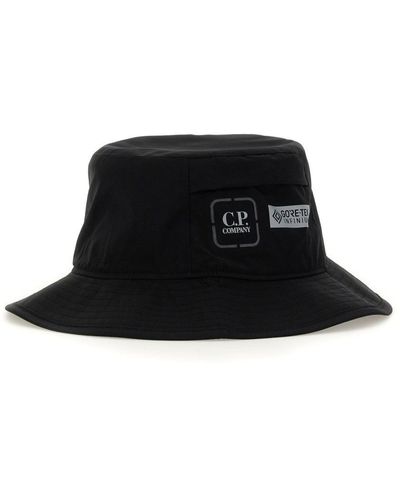 C.P. Company Nylon Hat - Black