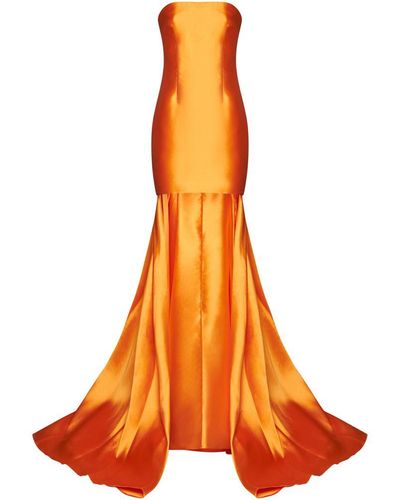 Solace London The Neva Mini Dress - Orange