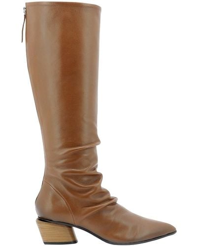 Halmanera Leather Boots - Brown