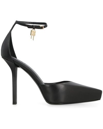 Givenchy G-lock Leather Court Shoes - Black