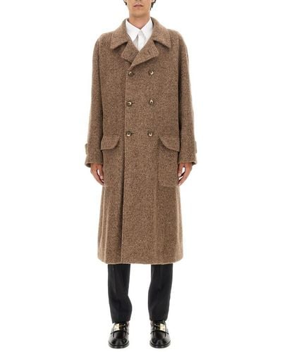 Dolce & Gabbana Double-Breasted Coat - Natural
