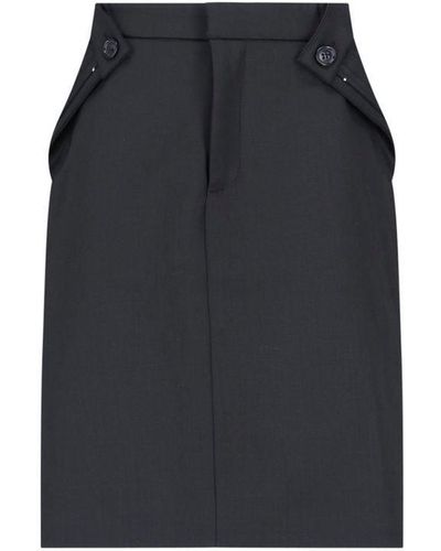 Coperni Cut-out Detail Skirt - Black