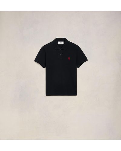 Ami Paris T-Shirts & Tops - Black