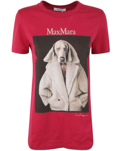 Max Mara Valid T-shirt Clothing - Red