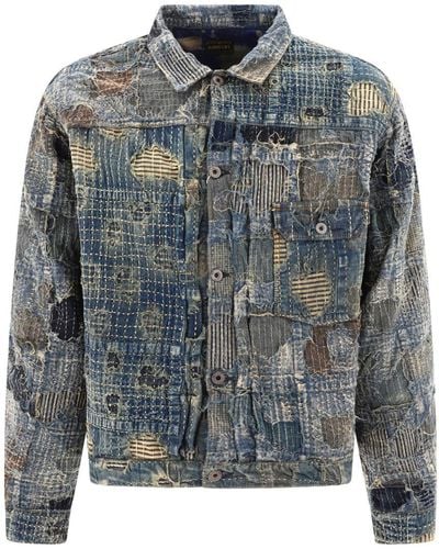 Kapital "Boro Spring" Overshirt Jacket - Gray