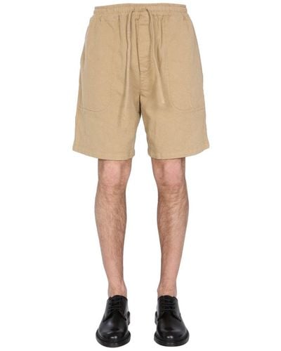 YMC Paisley Jacquard Shorts - Natural