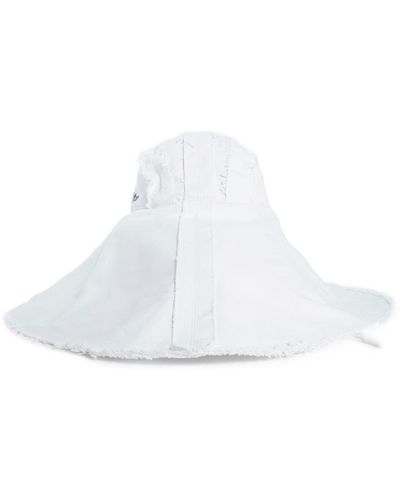 The Attico Hats - White
