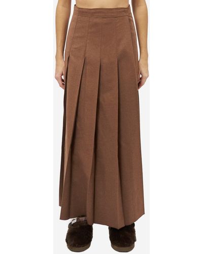 AURALEE Skirts - Brown